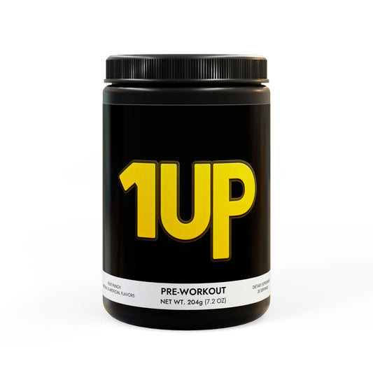 1Up Pre-Workout Supplement, Fruit Punch (204g, 7.1oz)